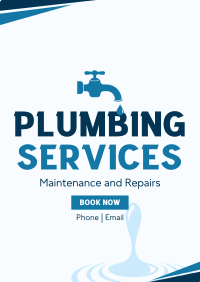 Home Plumbing Services Flyer Design