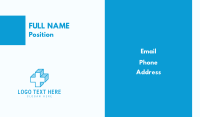 Simple Square Block Business Card Preview