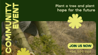 Trees Planting Volunteer Animation Image Preview