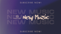 New Music YouTube cover (channel art) Image Preview