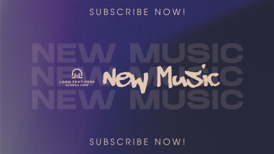 New Music YouTube Banner Image Preview