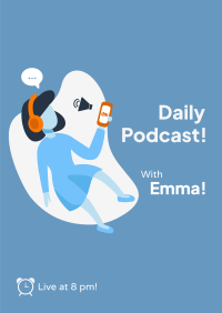 Live Daily Podcast Poster Image Preview