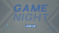 Game Night Facebook Event Cover Design