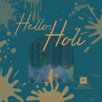 Holi Color Festival Instagram Post Design
