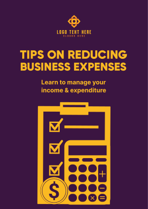 Reduce Expenses Poster Image Preview