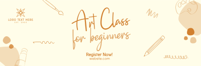 Doodle Class Twitter Header Image Preview