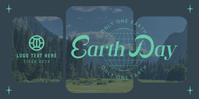 Earth Day Minimalist Twitter Post Image Preview