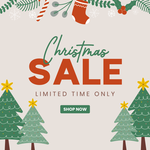 Christmas Sale Instagram Post Design Image Preview