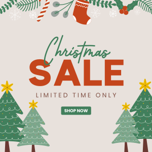 Christmas Sale Instagram post Image Preview