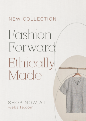 Sustainable Menswear Collection Poster Image Preview