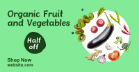 Organic Vegetables Market Facebook ad Image Preview