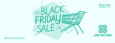 Black Friday Scribble Facebook cover Image Preview