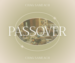 Passover Seder Minimalist  Facebook post Image Preview