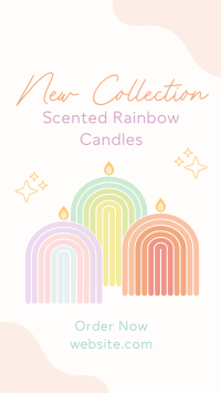 Rainbow Candle Collection TikTok video Image Preview