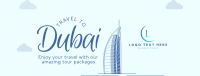 Welcome to Dubai Facebook cover | BrandCrowd Facebook cover Maker