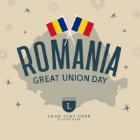 Romania Great Union Day Instagram post Image Preview