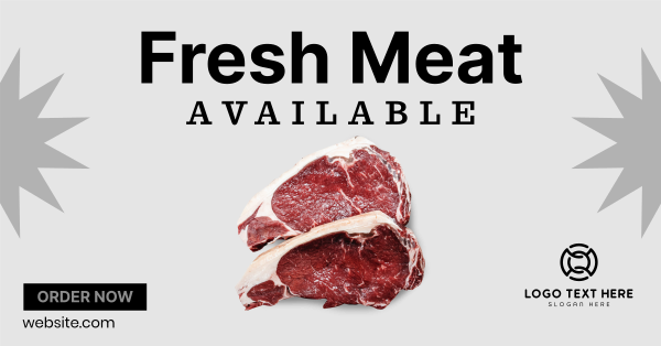 Fresh Meat Facebook Ad Design Image Preview