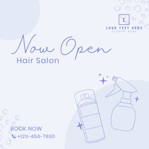 Hair Salon Opening Instagram post Image Preview