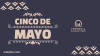 Cinco De Mayo Triangles Zoom Background Image Preview