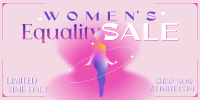 Women Equality Sale Twitter Post Design
