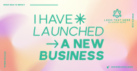 New Business Launch Gradient Facebook ad Image Preview