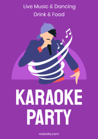 Karaoke Party Poster Image Preview