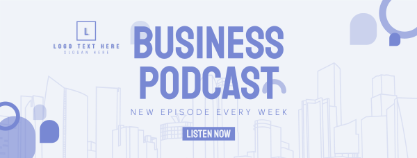 Corporate Podcast Facebook Cover Design Image Preview