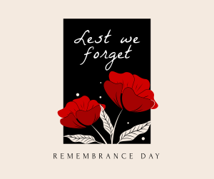 Remembrance Day Facebook post Image Preview