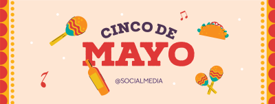 Cinco De Mayo Greeting Facebook cover Image Preview