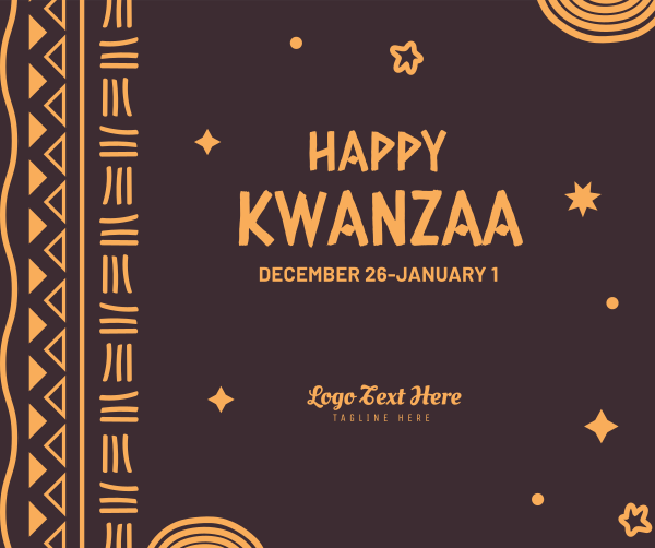 Magical Kwanzaa Facebook Post Design Image Preview