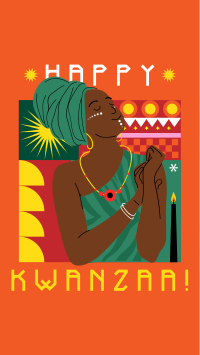 Kwanzaa Tribe Facebook Story Design