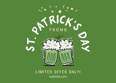 St. Patrick's Beer Postcard Image Preview