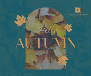 Hello There Autumn Greeting Facebook post Image Preview