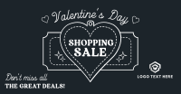 Minimalist Valentine's Day Sale Facebook ad Image Preview