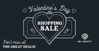 Minimalist Valentine's Day Sale Facebook Ad Image Preview