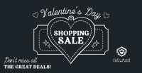 Minimalist Valentine's Day Sale Facebook Ad Image Preview