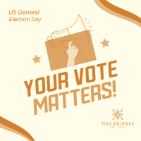 Your Vote Matters Linkedin Post Image Preview