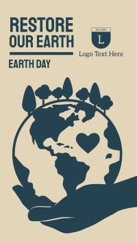 Earth Day Instagram story Image Preview