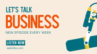 Business Talk Podcast Facebook event cover Image Preview