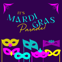 Mardi Gras Masks Linkedin Post Image Preview