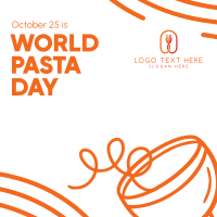 Quirky World Pasta Day Instagram post Image Preview