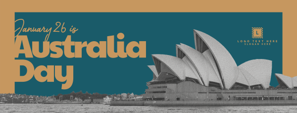 Vintage Australia Day Facebook Cover Design Image Preview