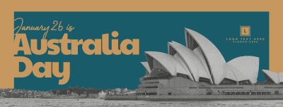 Vintage Australia Day Facebook cover Image Preview