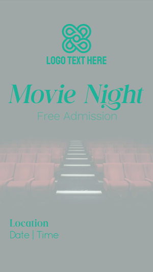 Movie Night Cinema Facebook story Image Preview