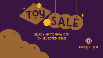 Cute Toys Sale Promo Facebook event cover Image Preview