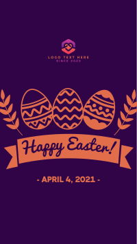 Easter Egg Banner Instagram Story Design