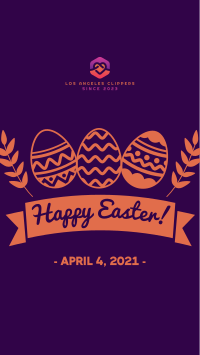 Easter Egg Banner Instagram story Image Preview