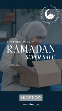Ramadan Shopping Sale YouTube Short Design