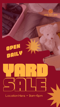 Quirky Yard Sale Instagram Reel Preview