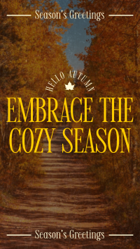 Cozy Autumn Season Instagram Story Design